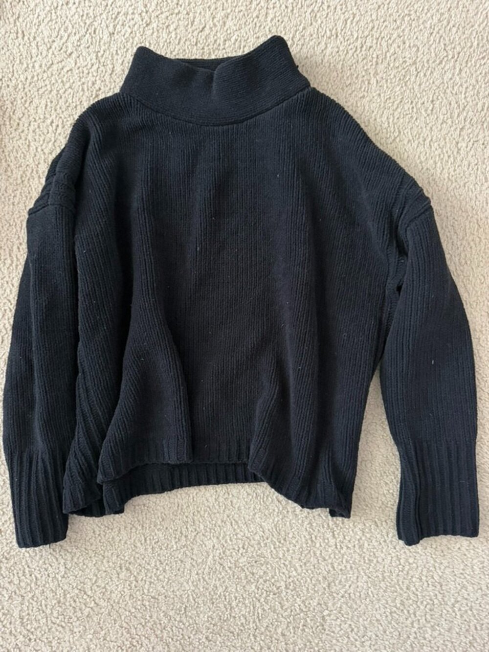 Amazing Black Turtle Neck Sweater